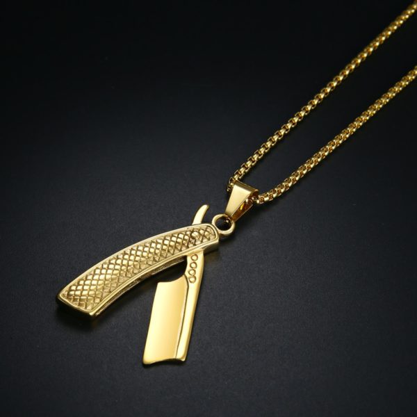 Barber Straight Razor Necklace | BARBER JUNGLE