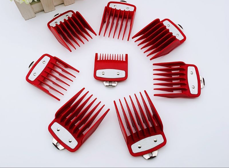 Red Clipper Premium Guards set with metal clip – fits wahl and