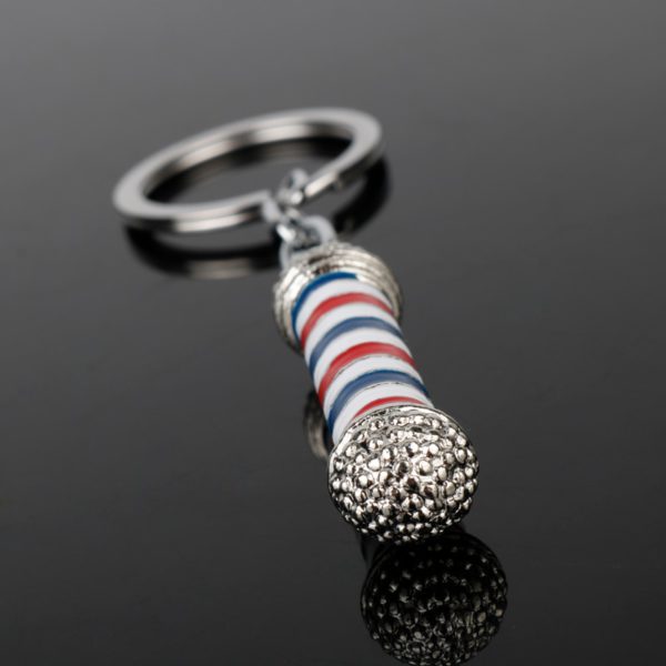 Barber Pole Keychain | BARBER JUNGLE