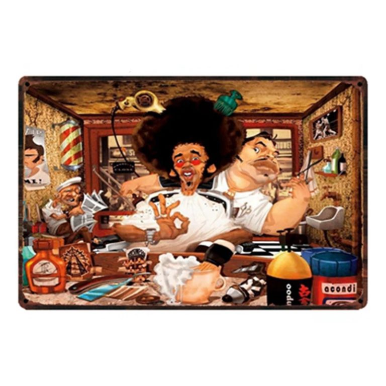 The Barbershop Sign BARBER JUNGLE