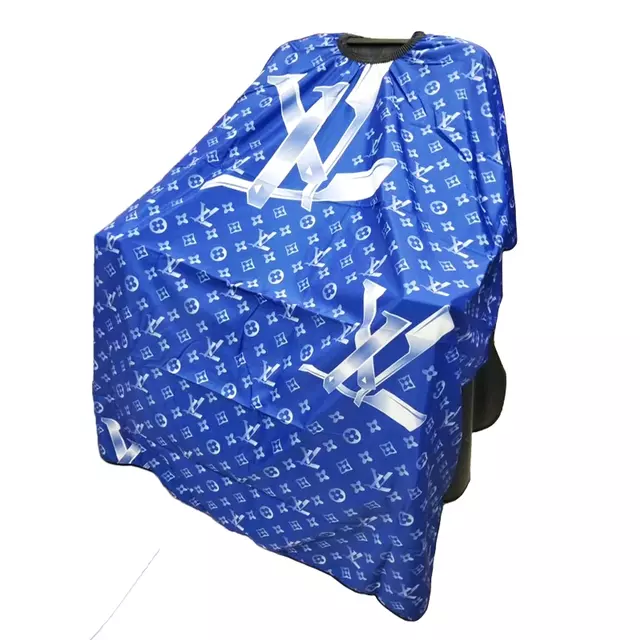 Blue Louis Vuitton Barber Cape