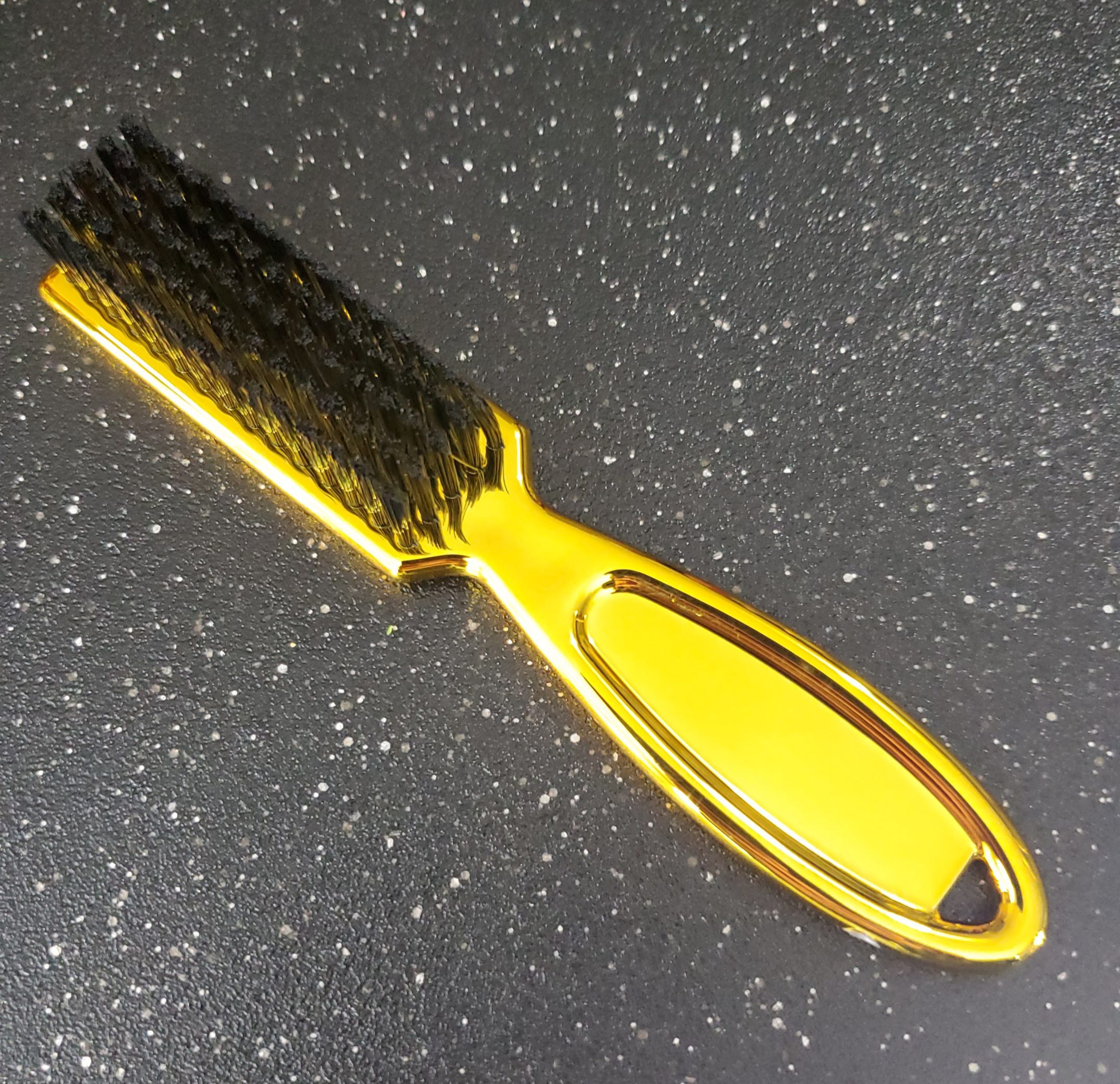 fade brush barber cleaning clipper 2 set gold – Elegant Barber Zone