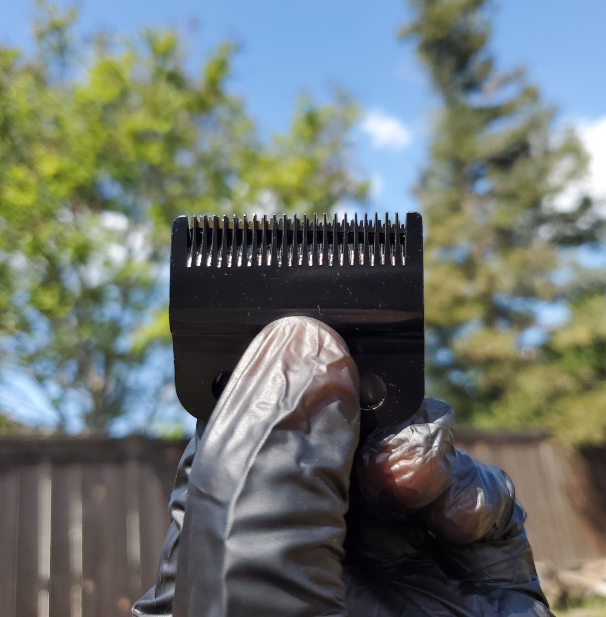 Black Stagger Tooth Fade Blade BARBER JUNGLE