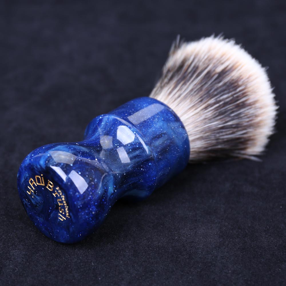 24MM Blue Galaxy Shaving Brush