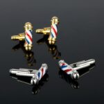 Barber Pole Cufflinks