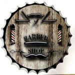 Barber Bottle Cap Sign