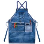 Denim Barber Apron