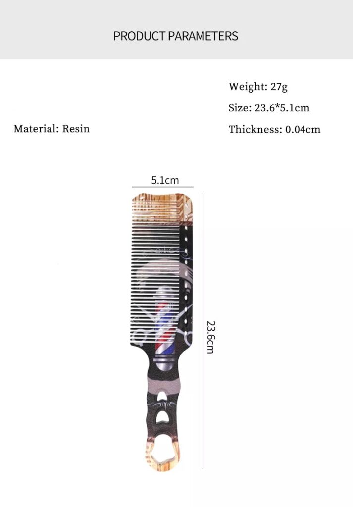 Barber Flat Top Comb | BARBER JUNGLE