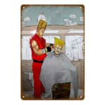 Barber Ken Masters Sign