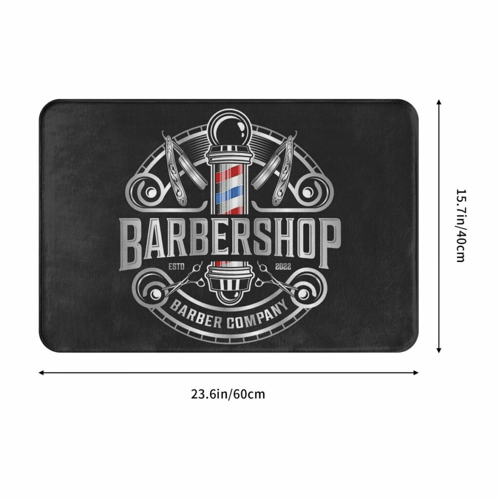 Barbershop Doormat Rug - Image 3