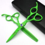 Lime Green Barber Shears
