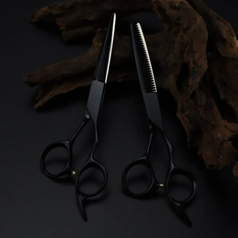 Black Wolf Barber Shears