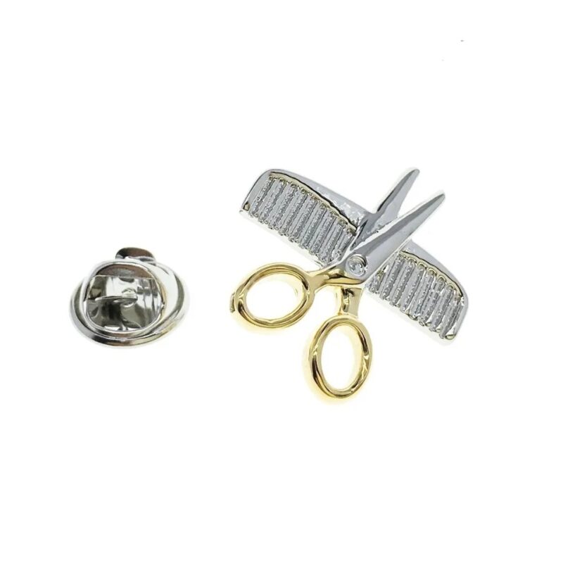 Shears & Comb Brooch
