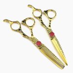 Artistry Gold Red Gem Barber Shears