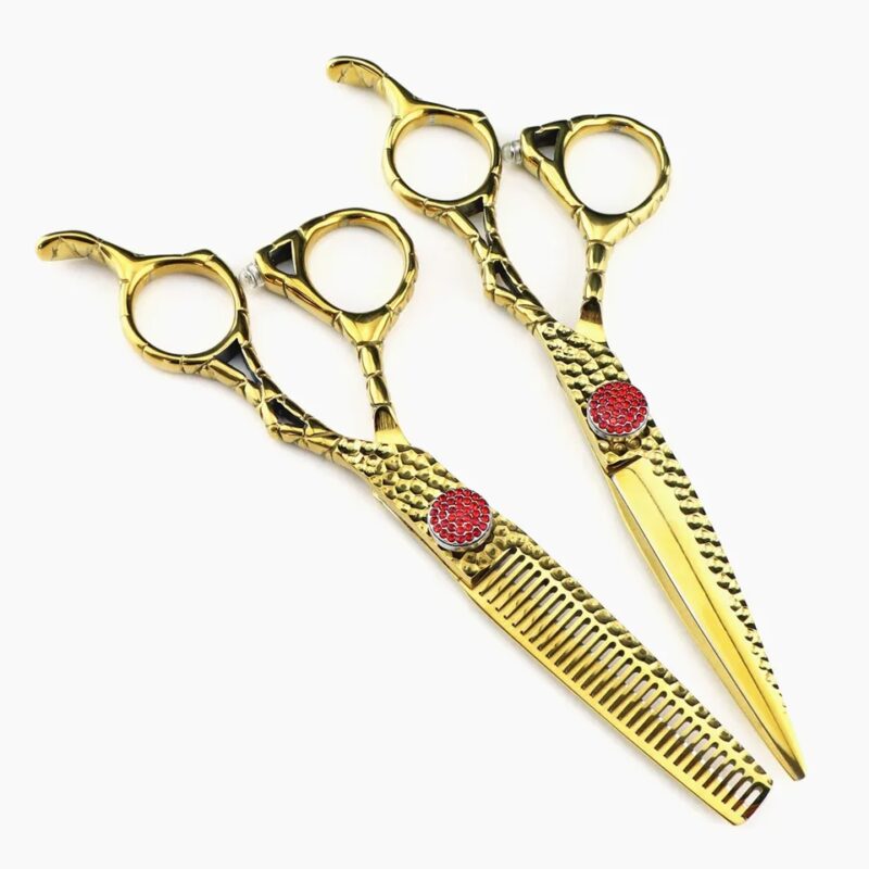 Artistry Gold Red Gem Barber Shears