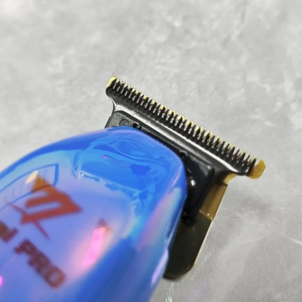 Custom Wolf Grey Blue Hair Trimmer | BARBER JUNGLE