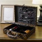 Mini Checkered Barber Tool Case