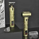 King Barber Gold Shaver & Trimmer Set