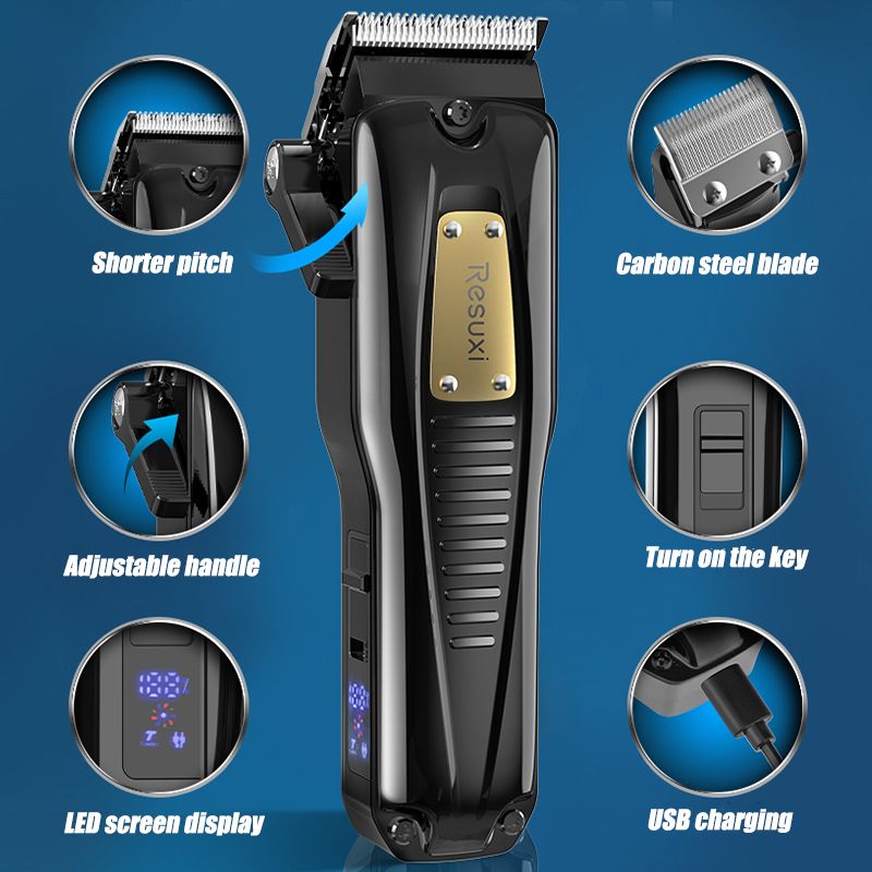 Large Display Electric Hair Clippers, Men's Trimmer, Shaver
