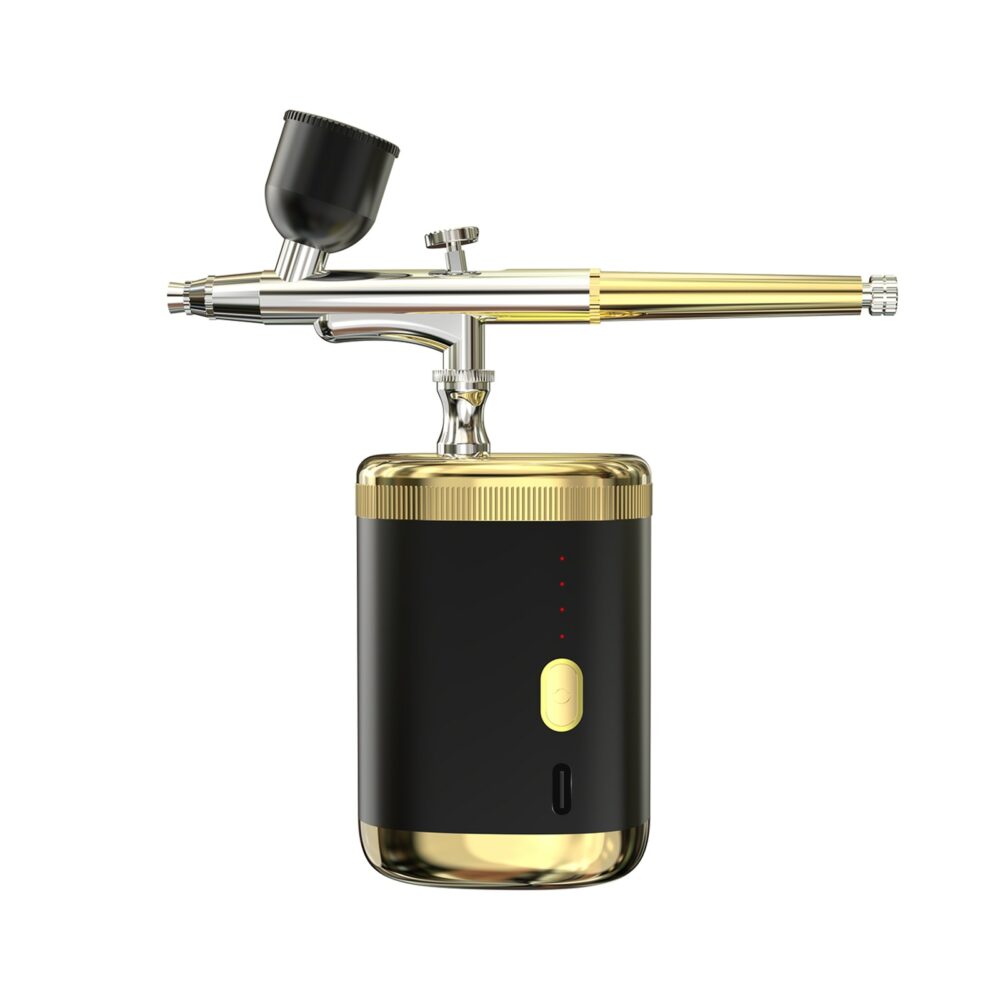 King Air Brush Kit Compressor Gun BARBER JUNGLE