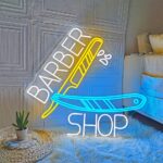 Barbershop Razor Neon Light Sign