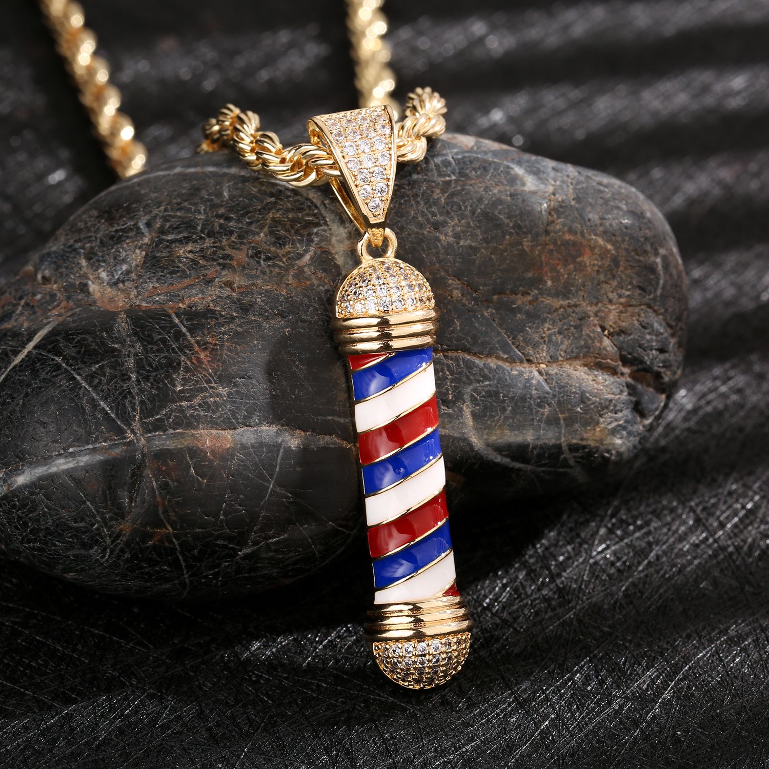 Barber Straight Razor Necklace