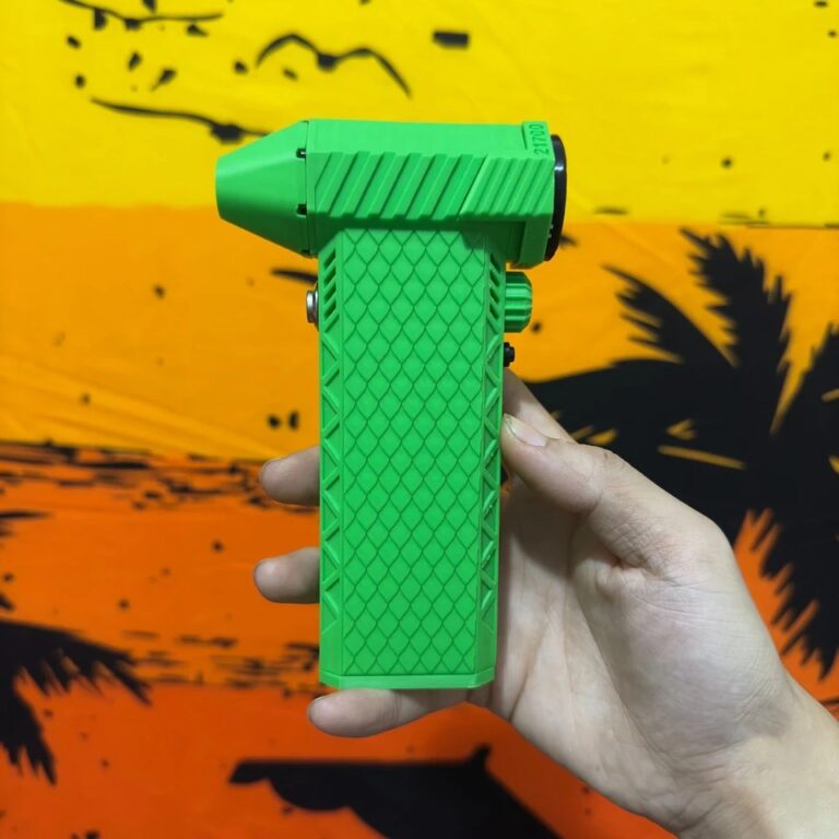 Neon Green Air Duster BARBER JUNGLE neon-green-air-duster-barber-jungle
