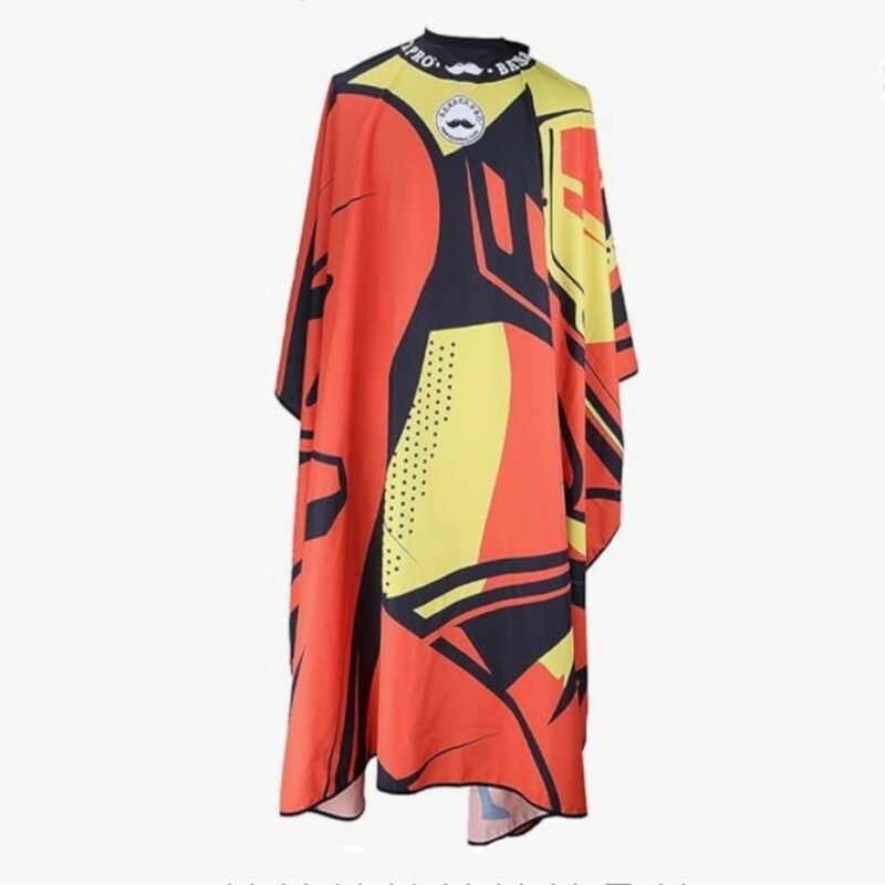 Orange Graffiti Barber Cape