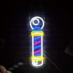 Barberpole Neon Sign