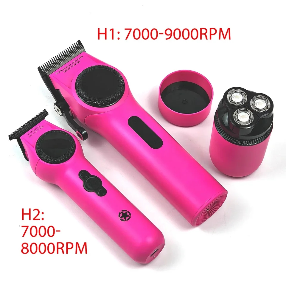 Limited Edition Hot Pink Hair Clipper Set | BARBER JUNGLE