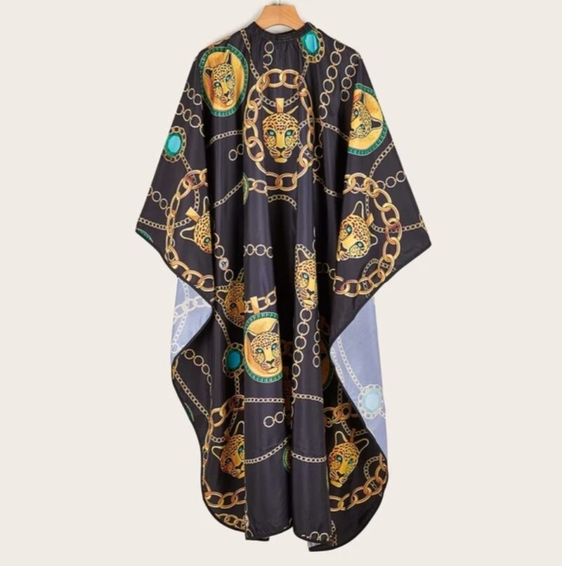 Royal Leopard Barber Cape