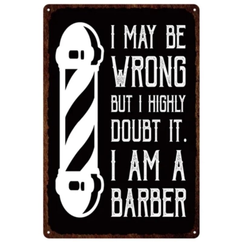 Barber is Right Sign