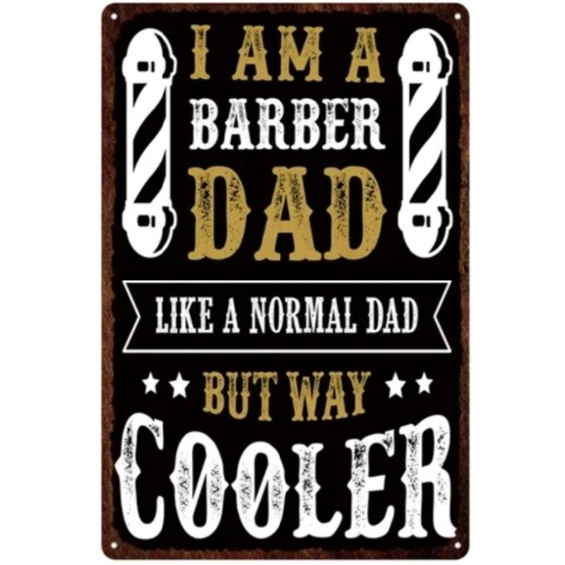 Barber Dad Sign