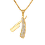 Icy Razor Barber Necklace