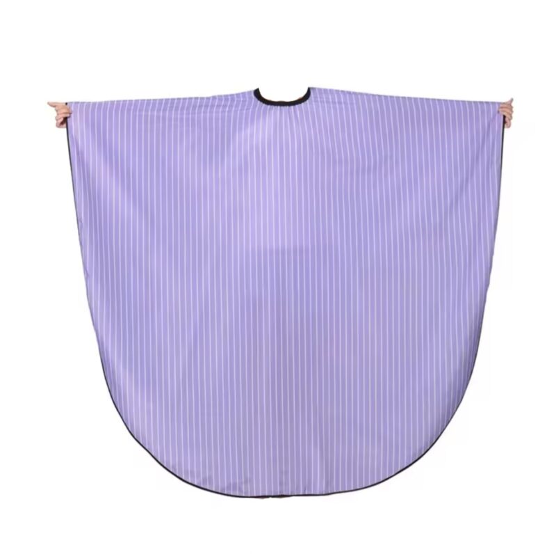 Lavender Stripe Barber Cape