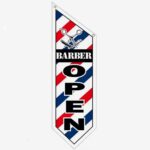 Barbershop Open Flag