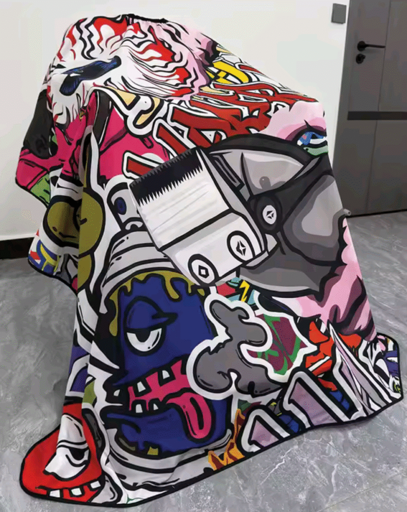 Clipper Art Barber Cape
