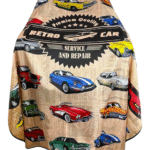 Retro Cars Barber Cape