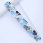 Blue Flowers Barber Comb