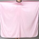 Pink Silk Barber Cape