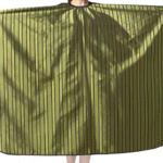 Green Stripes Barber Cape