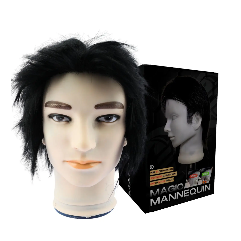 Barber Magic Mannequin Hair Regrowth Head 2.0