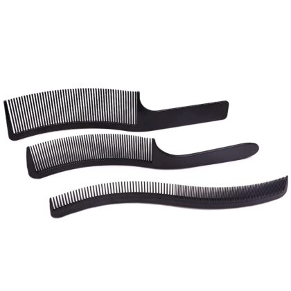 Curved Barber Combs 3pc