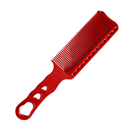 Red Flat Top Comb