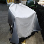 Greyscale Barber Cape