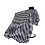 Black Checker Barber Cape
