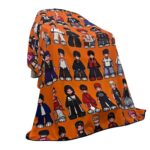 Orange Streetwear Barber Cape