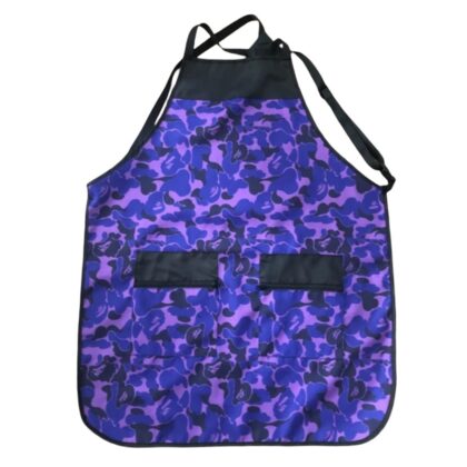 Purple Camo Barber Apron