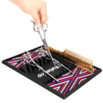 Barber Shears Organizer Mat