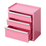 Mini Compact Pink Cabinet Tool Box Organizer